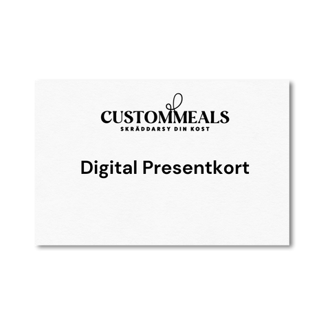 CustomMeals Presentkort